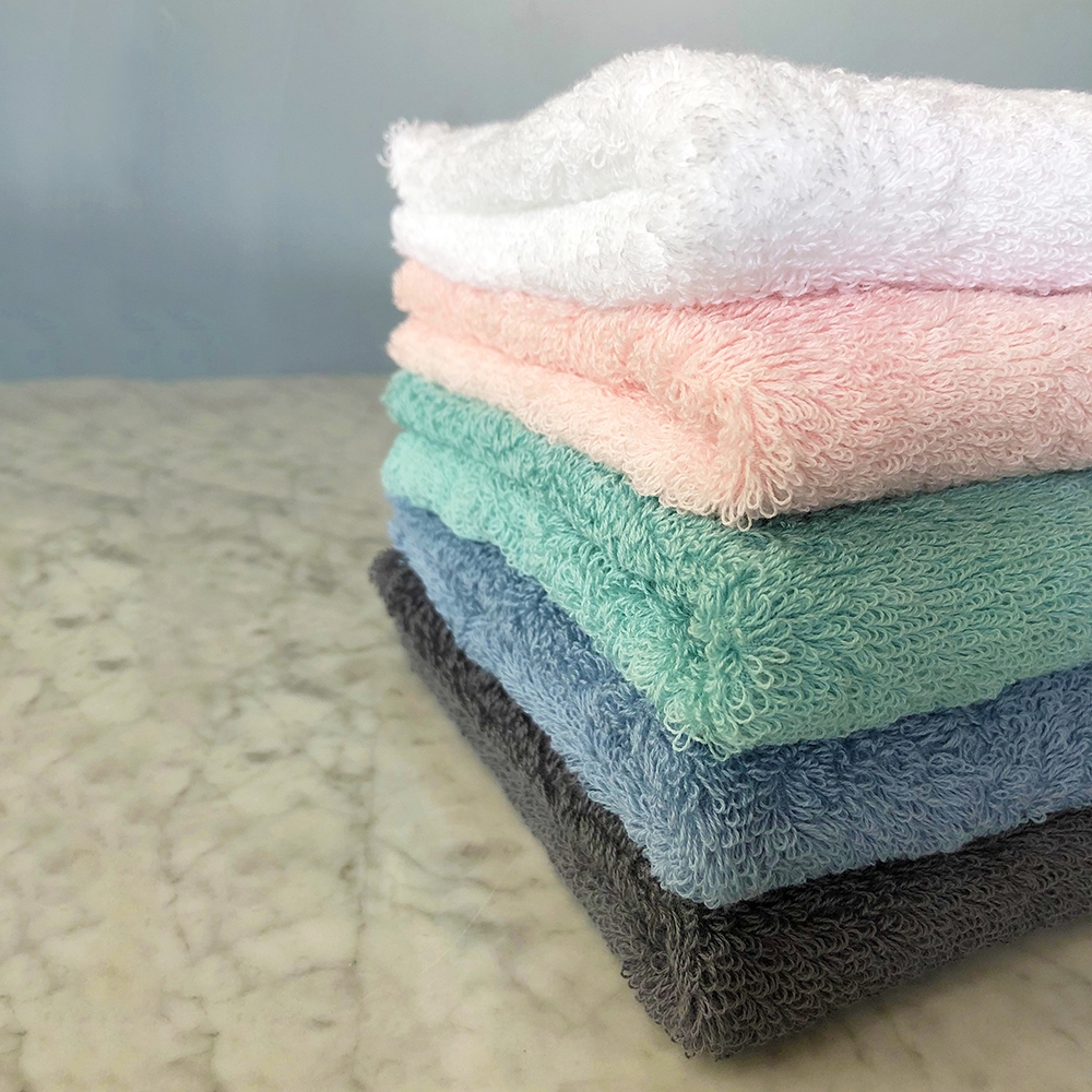 棉柔小方巾-淺藍綠產品圖