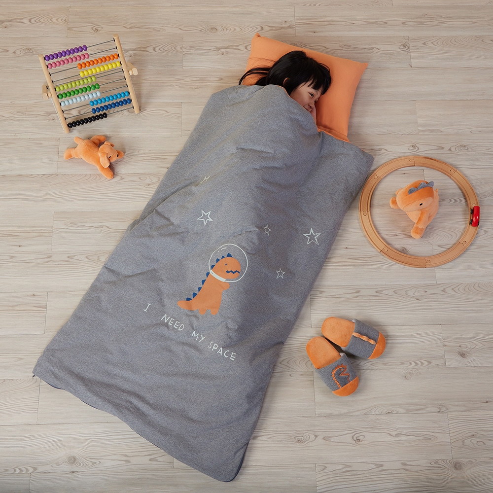 恐龍兒童睡袋-岩石灰產品圖